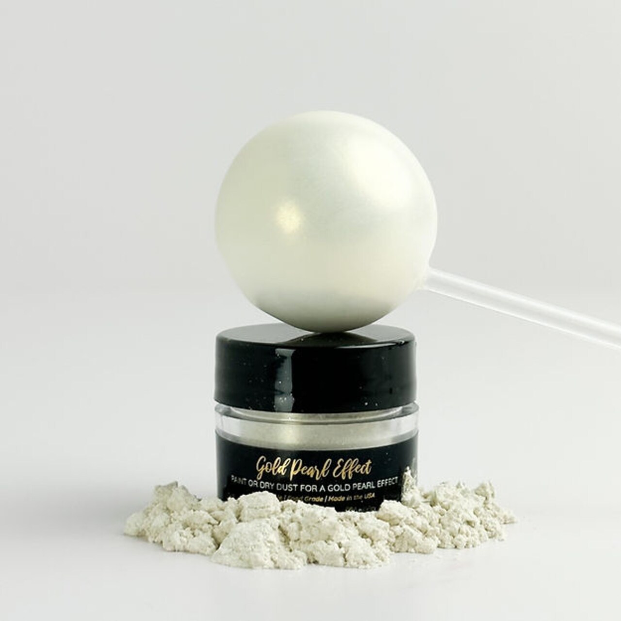 Shine Dessert Glitter: "Gold Pearl Effect" - Gold Pearl Edible Luster Dust